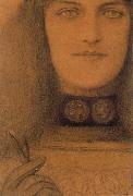 Fernand Khnopff Necklace With Medallions oil